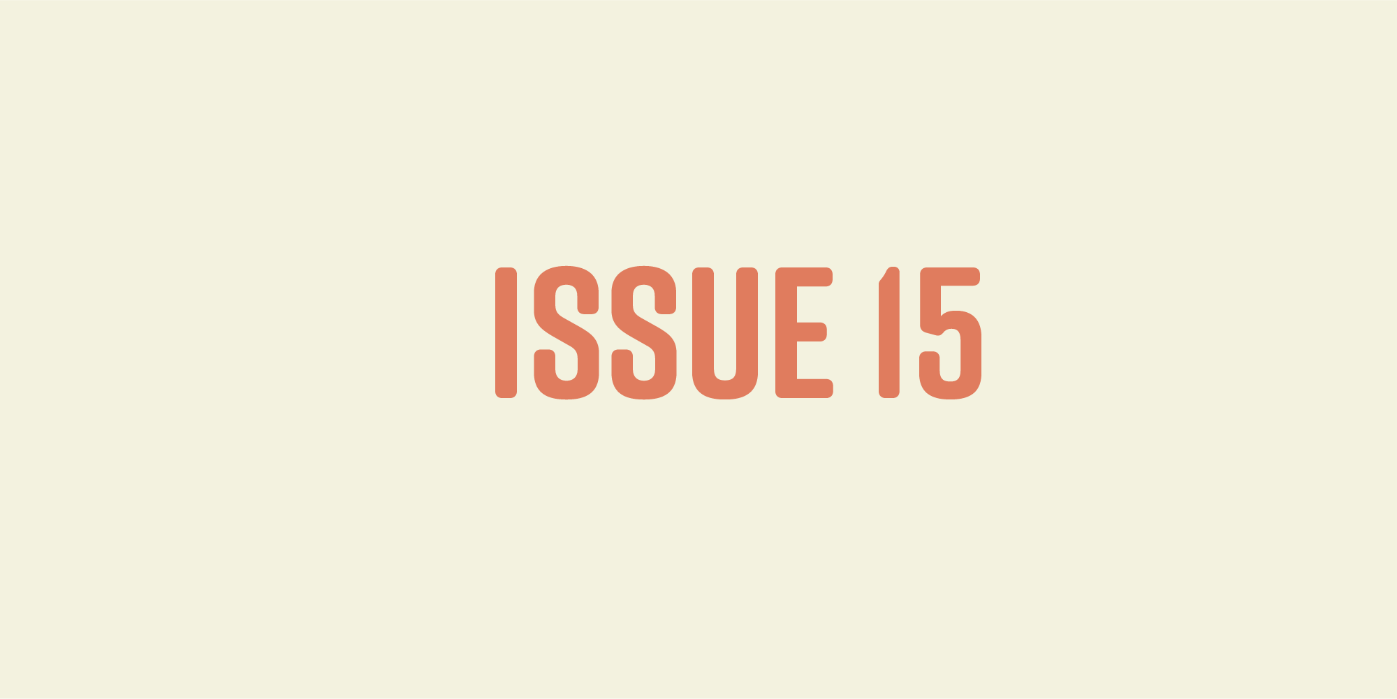 Issue 15